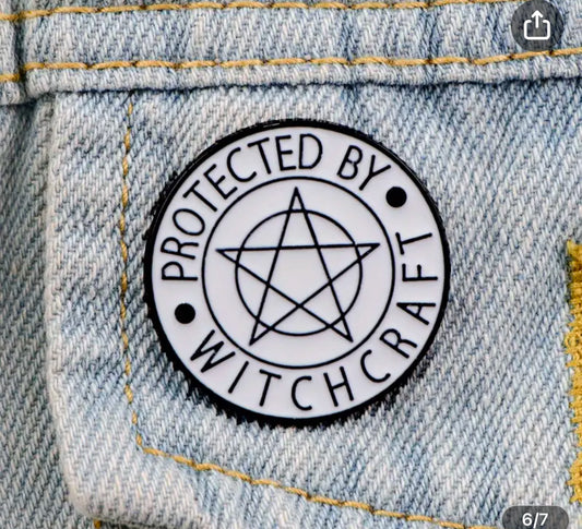 Protected by Witchcraft Enamel Pin