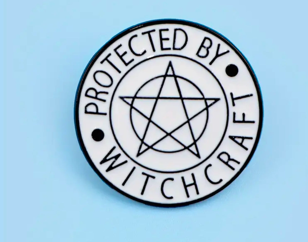 Protected by Witchcraft Enamel Pin