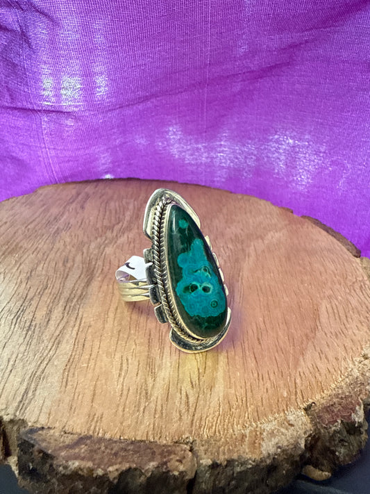 Chrysocolla Magick Ring | 925 Sterling Silver |