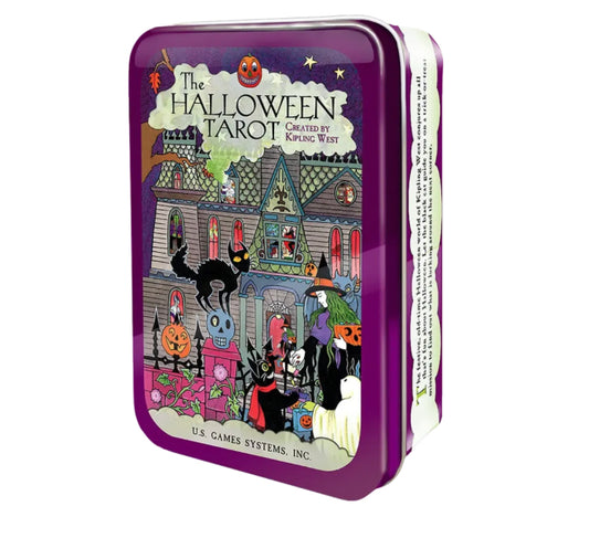 The Halloween Tarot in A Tin : Created by Kipling West
