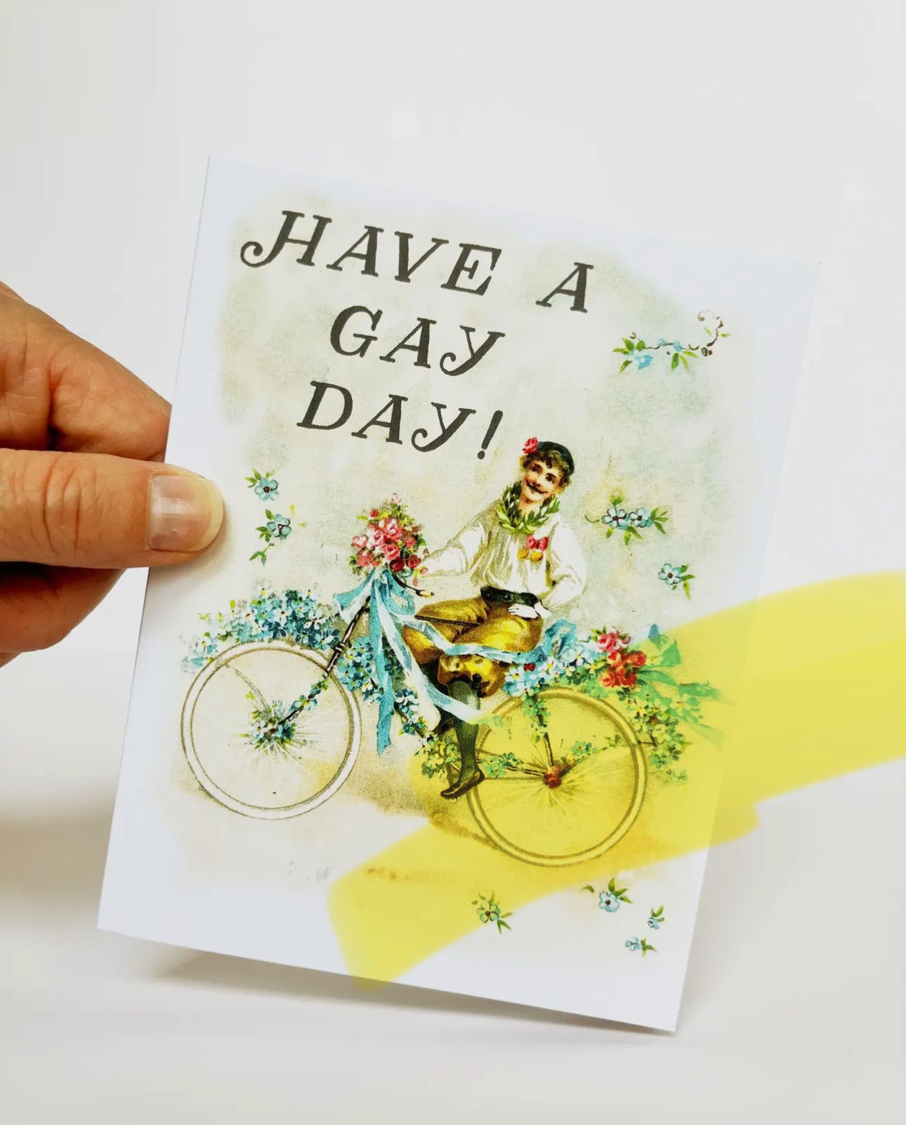 Have a Gay Day!  Vintage Design Greeting Card