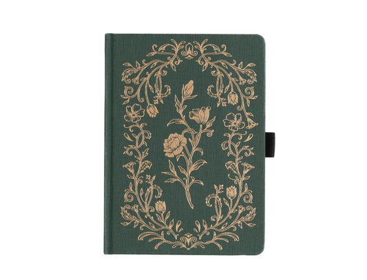 Archer and Olive Antique Floral Dot Grid Notebook Journaling