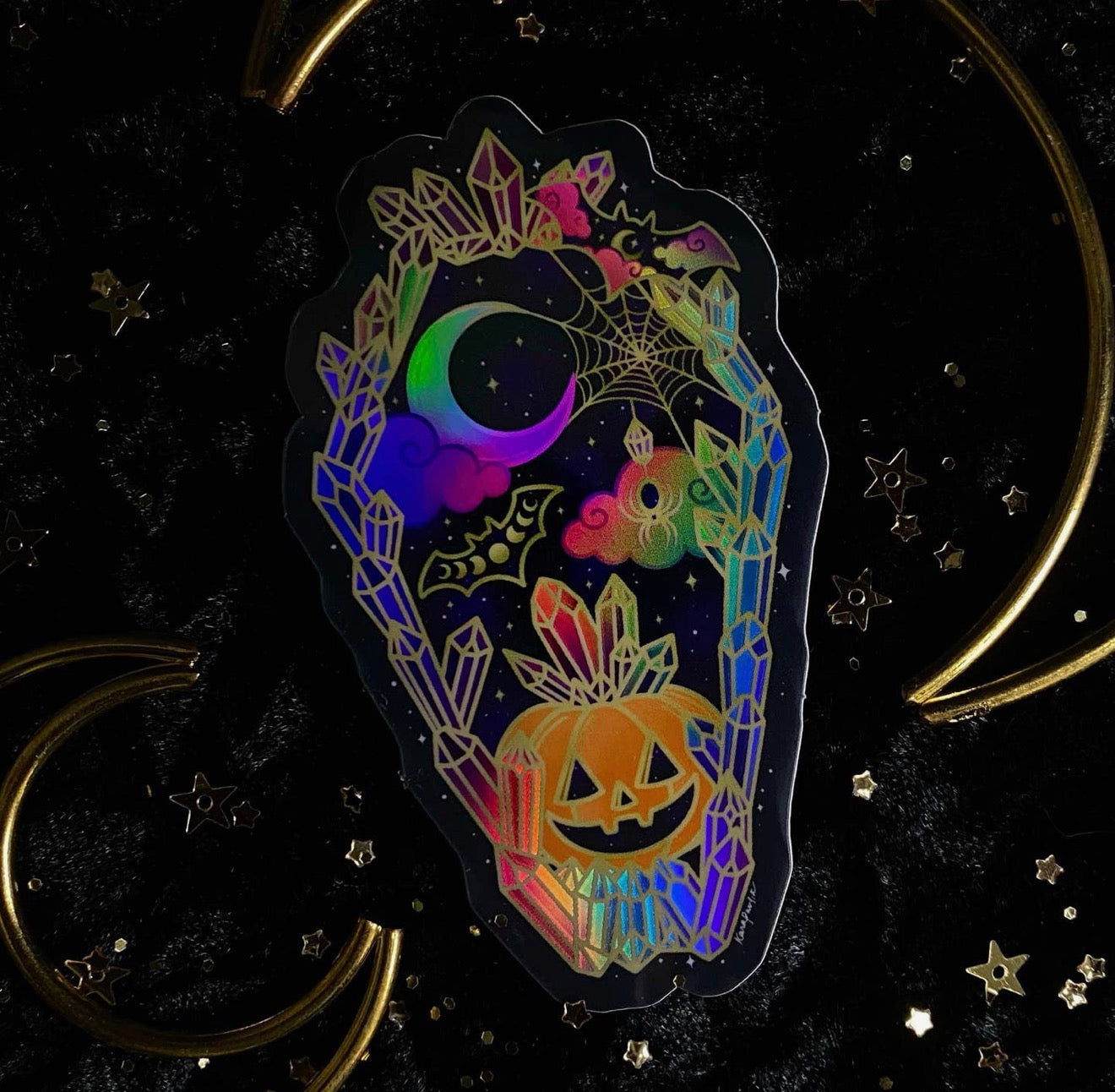 Crystalstruck Holographic Stickers