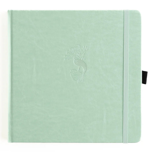 Archer + Olive Vintage Mermaid Dot Grid Square Notebook Journaling