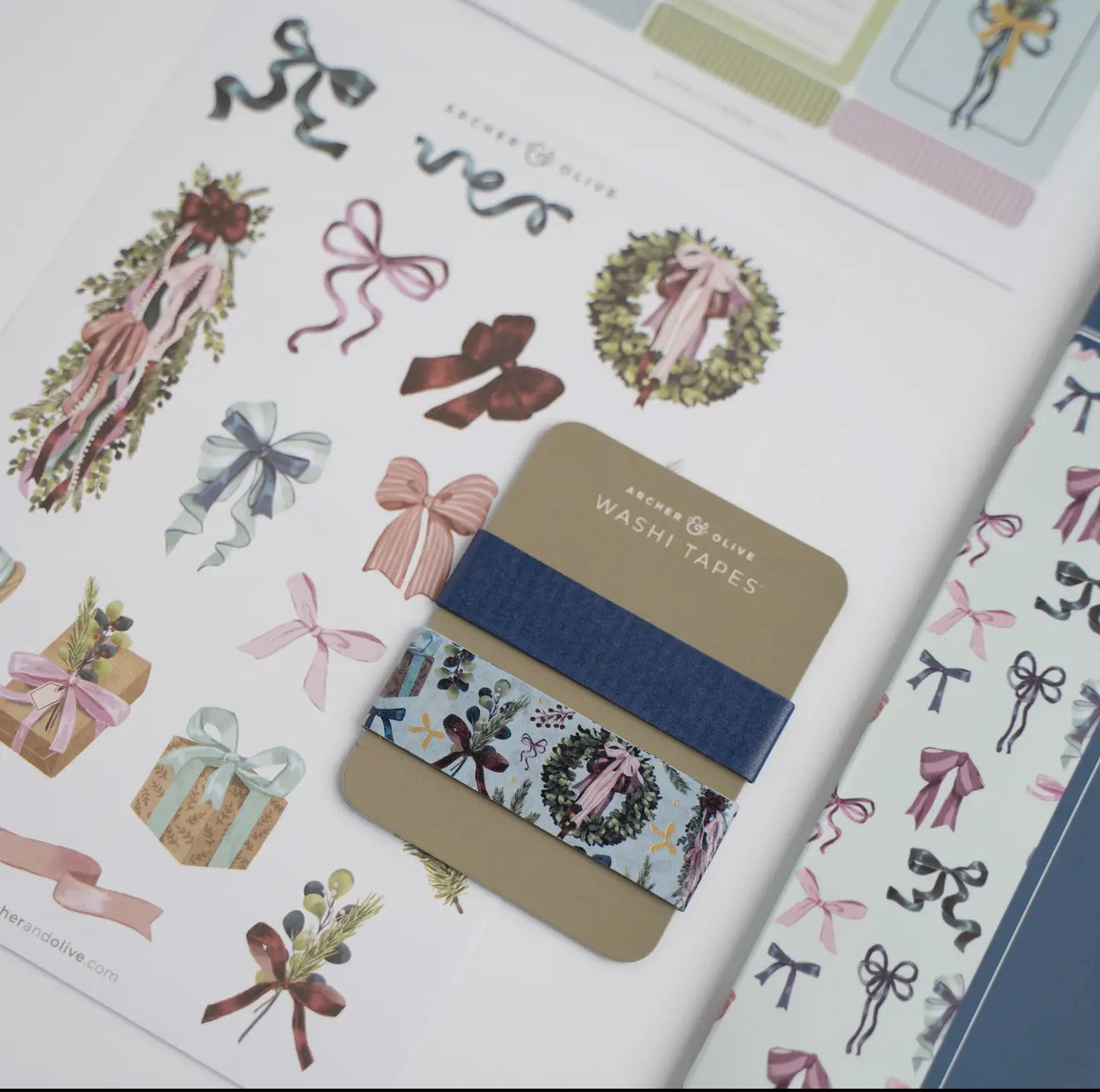 Bows and Boughs Sticker Set