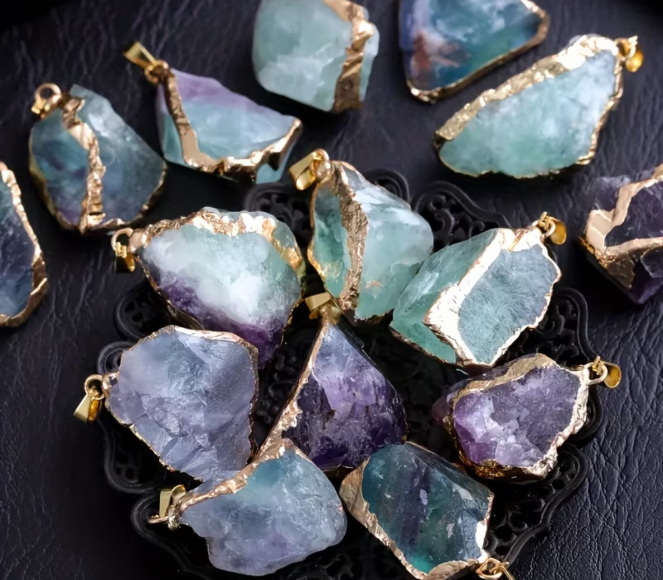 Natural Fluorite Necklace - Cozy Coven