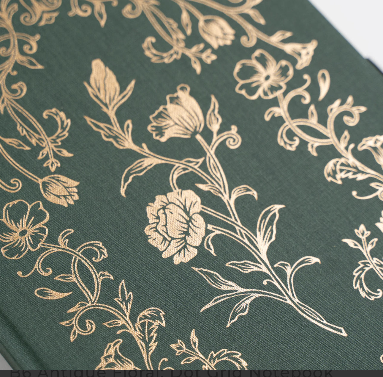 Archer and Olive Antique Floral Dot Grid Notebook Journaling