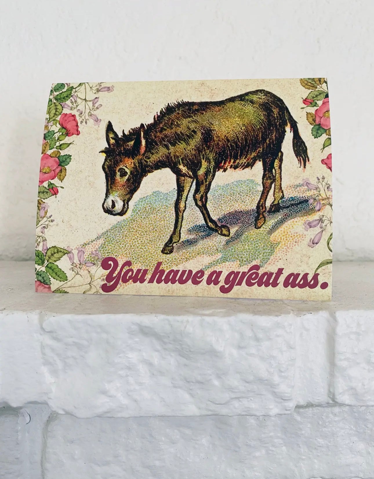 You Have a Great Ass Donkey Greeting Card