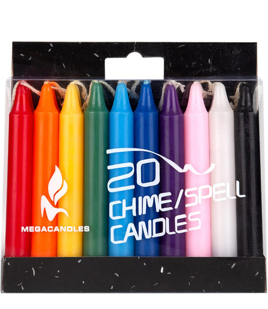 Mini Ritual Candles - Assorted Pack of 20 / Chime / Spell Candles