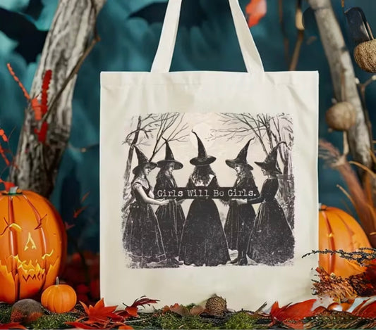 Girls Will Be Girls Witchy Tote