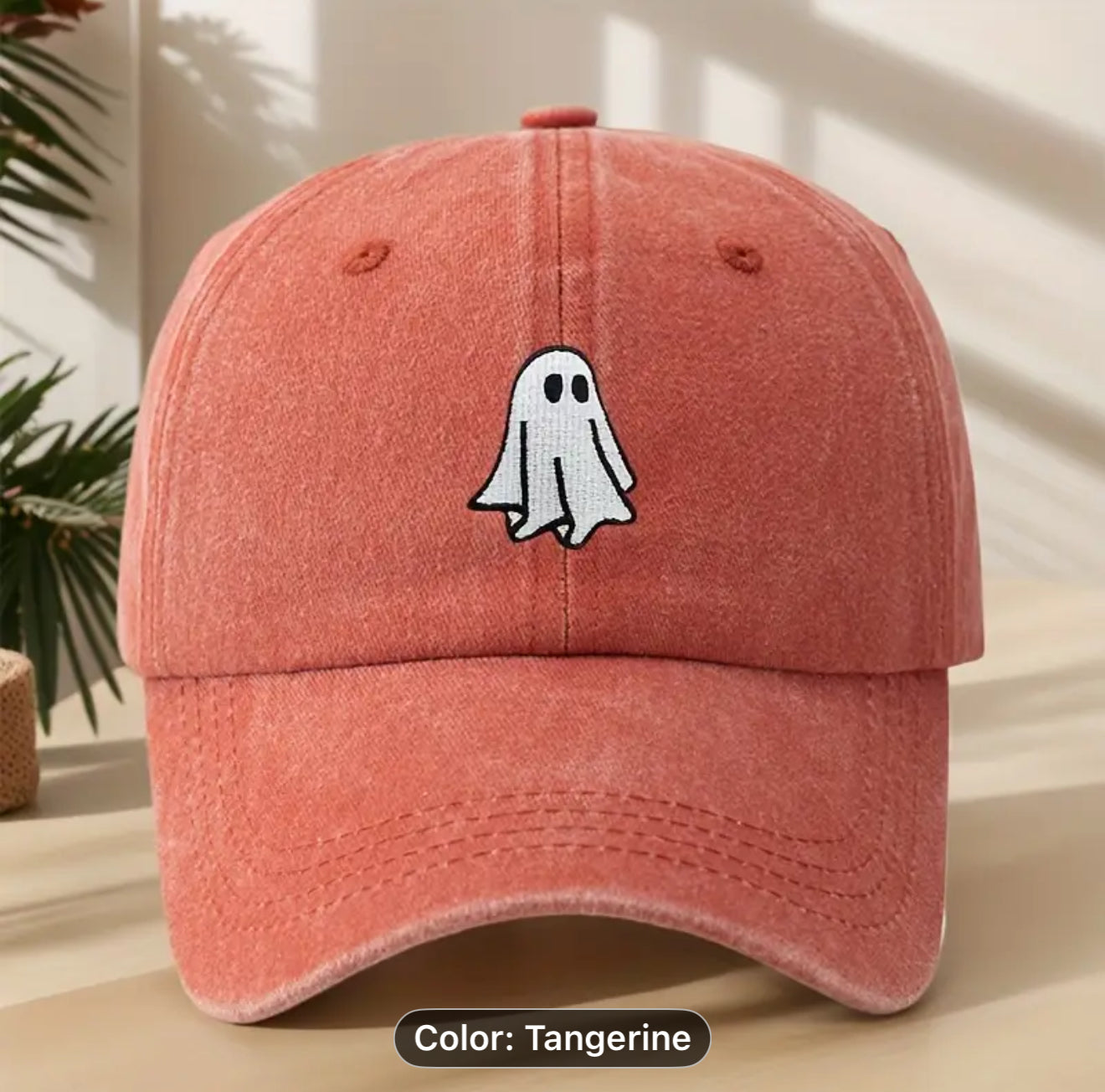 Ghost Baseball Cap