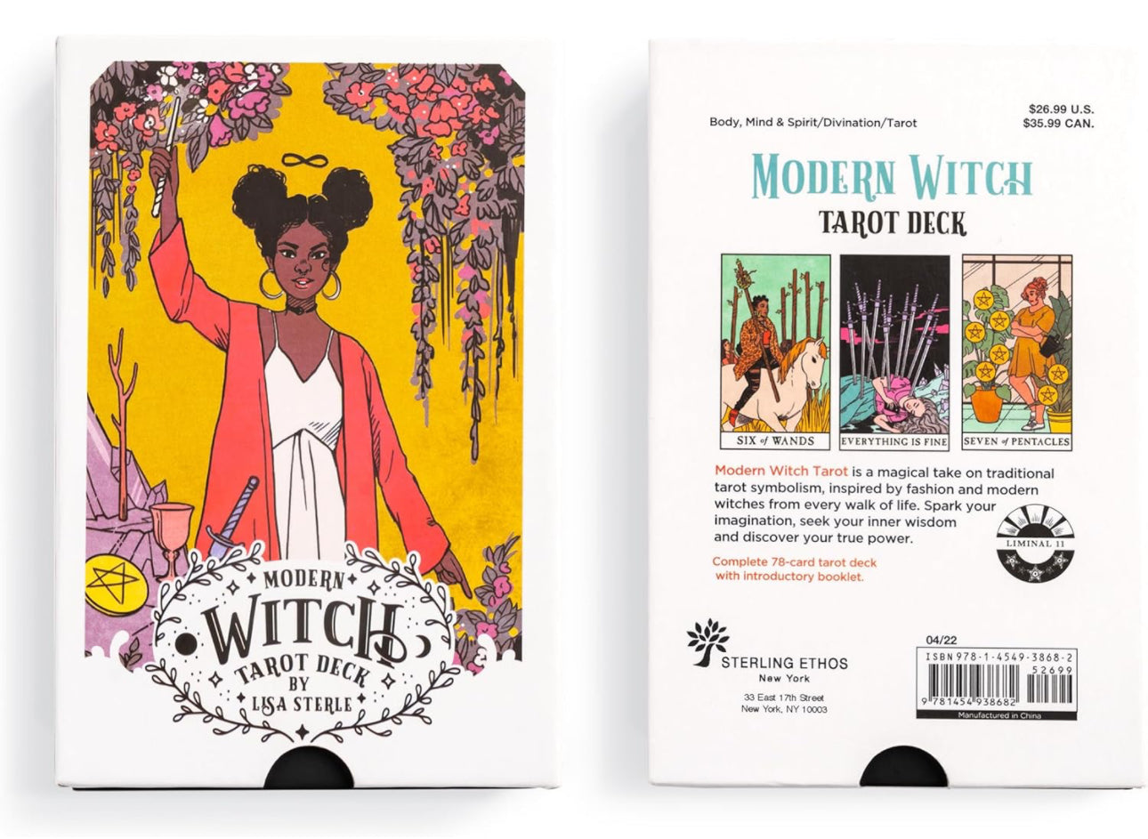 The Modern Witch Tarot Deck : 78 Card Deck + Guidebook by Lisa Sterle