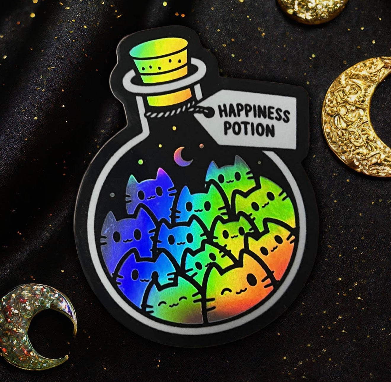 Crystalstruck Holographic Stickers