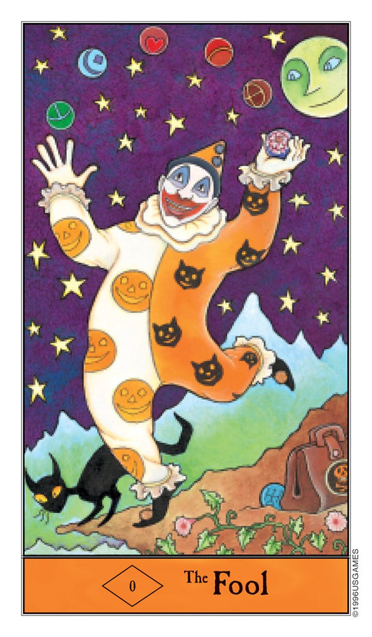 The Halloween Tarot Deck And Book Set