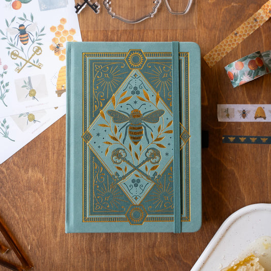 Archer and Olive A5 Keeper Of Bees-Dot Grid Notebook - Cozy Coven