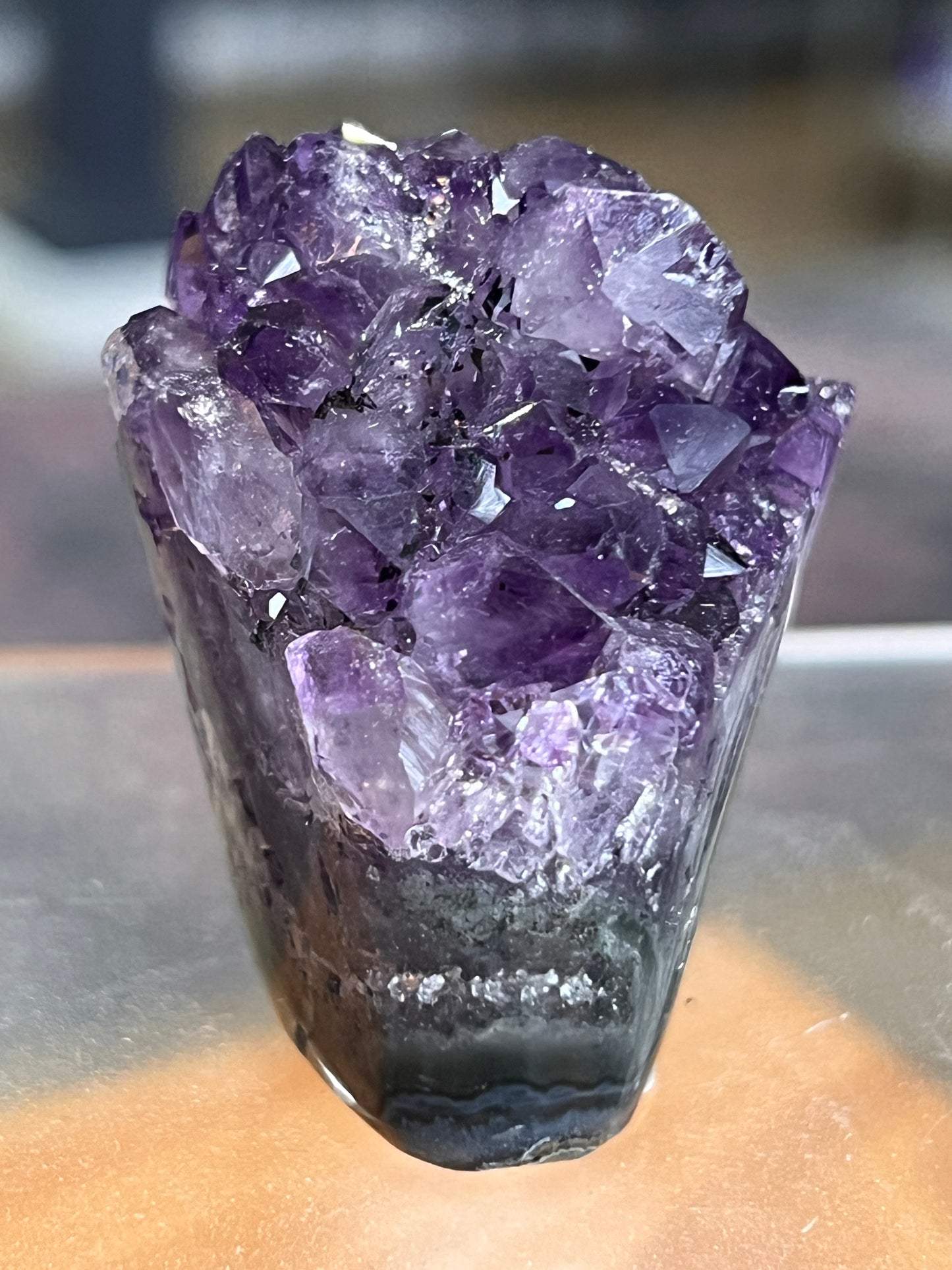 Deep Purple Uruguayan Amethyst Geode