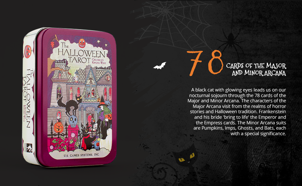 The Halloween Tarot in A Tin : Created by Kipling West