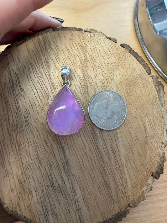 Pink Moonstone Pendant
