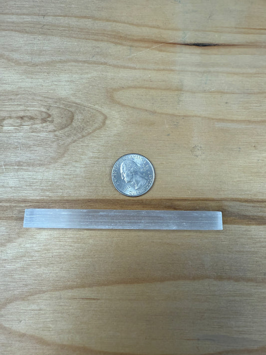 Selenite Crystal Wands (4 inch)  Imported from Morocco