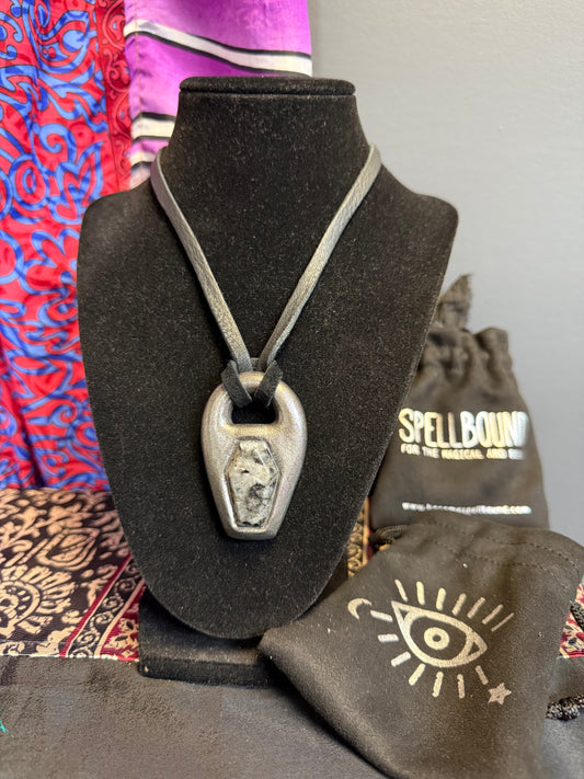 BECOME SPELLBOUND COLLECTION Larvikite Pendant