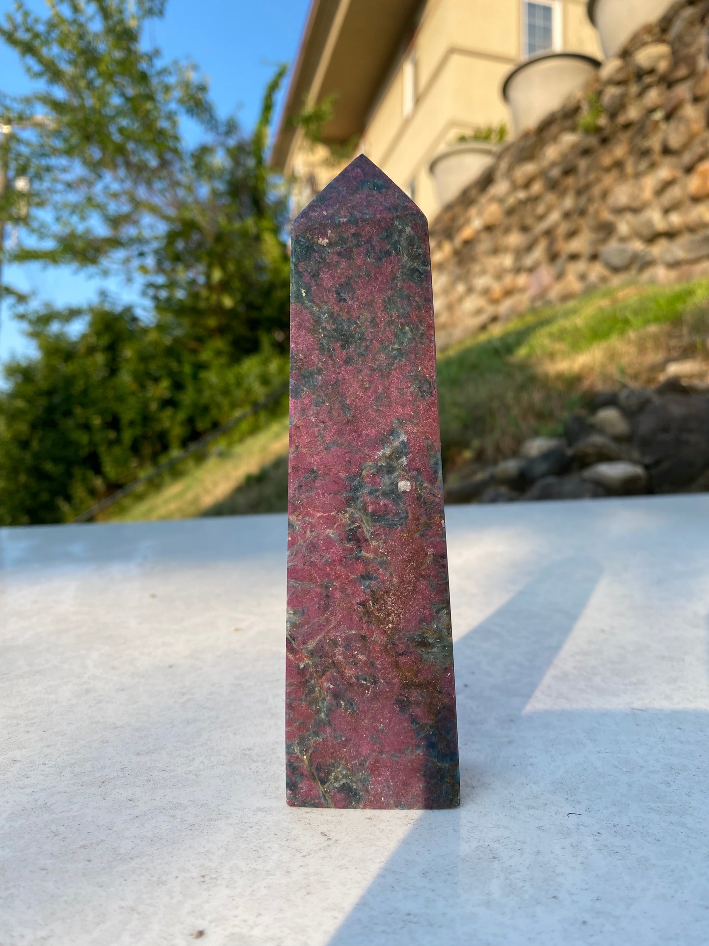 Ruby Kyanite towers