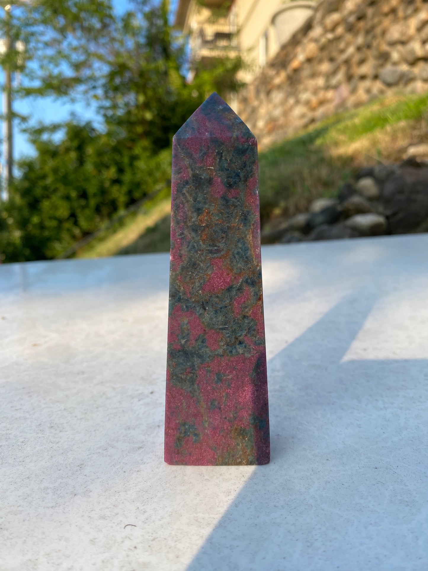 Ruby Kyanite towers