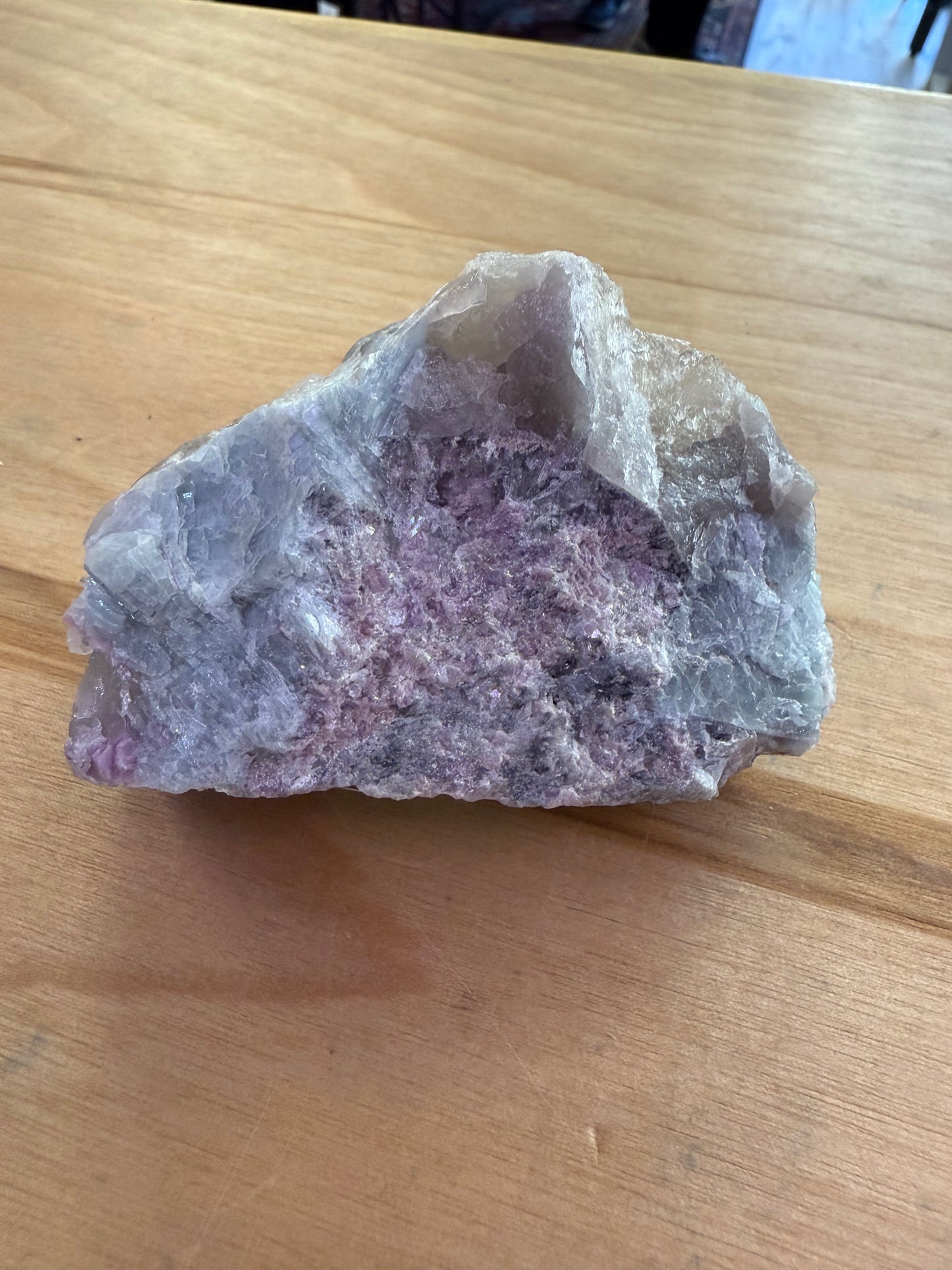 Lepidolite, Mica, and Aquamarine