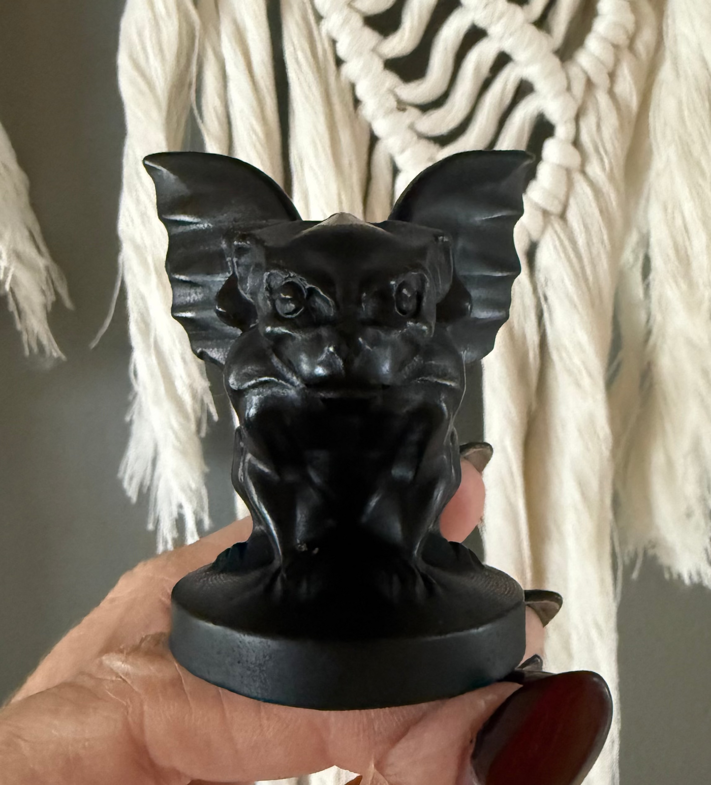 Black Obsidian Gargoyle