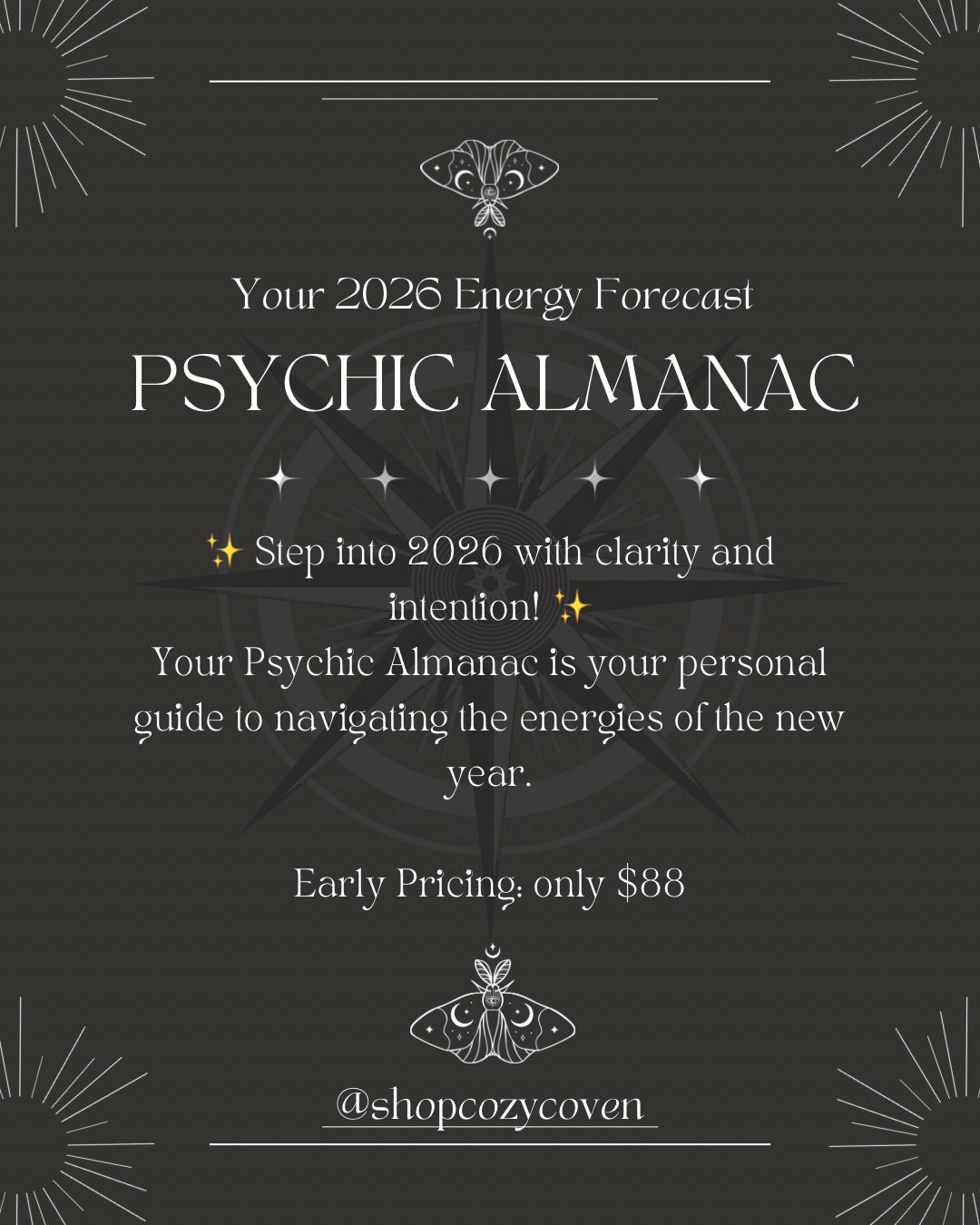 The Psychic Almanac: Your 2026 Energy Forecast by Alyse Faith Shyne