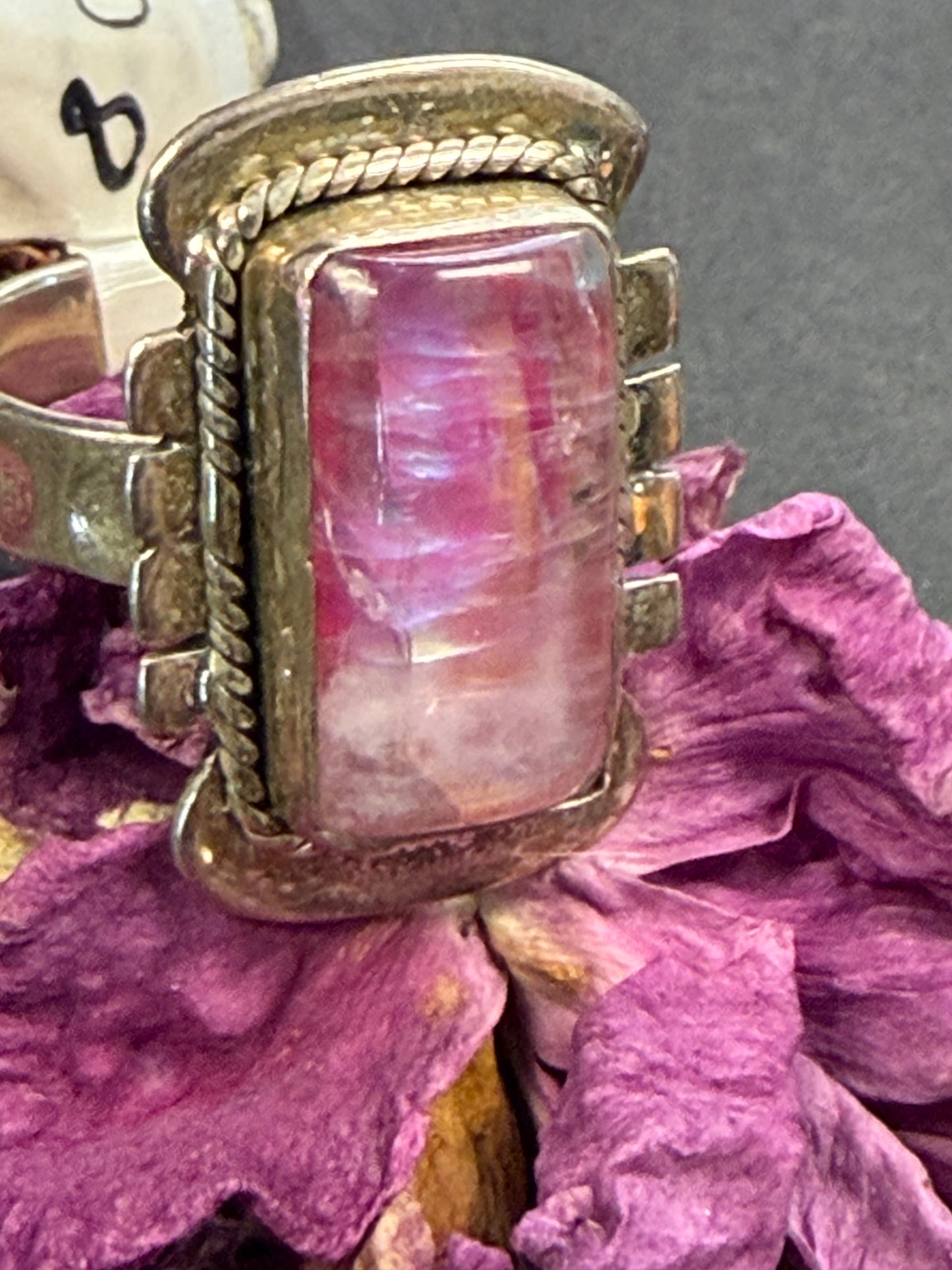 Pink or Blue Moonstone Rings | Sterling Silver - Cozy Coven
