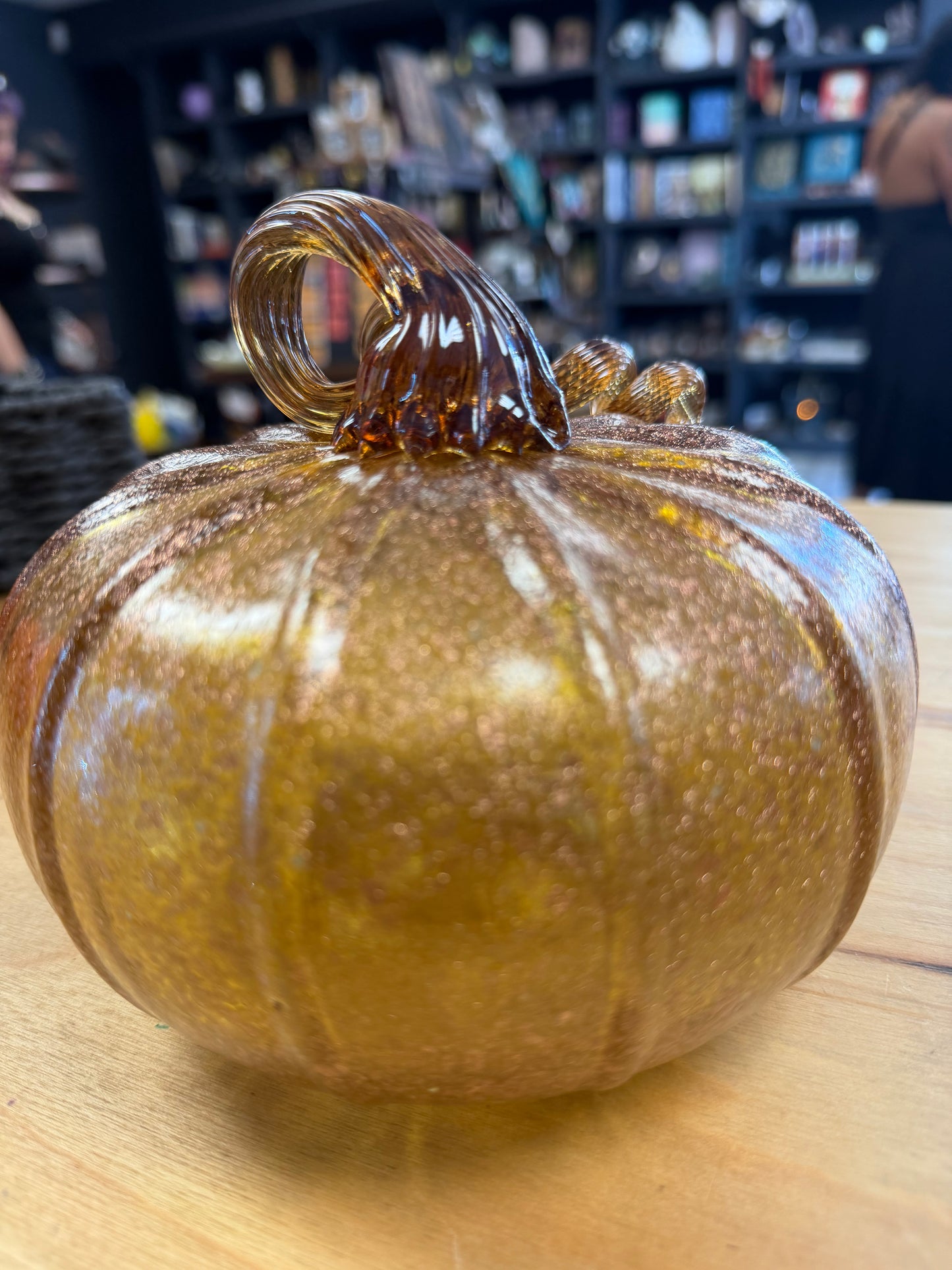 Hand blown Glass Pumpkin