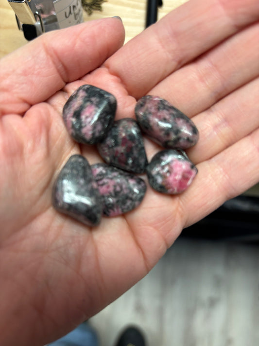 Rhodonite Tumbles