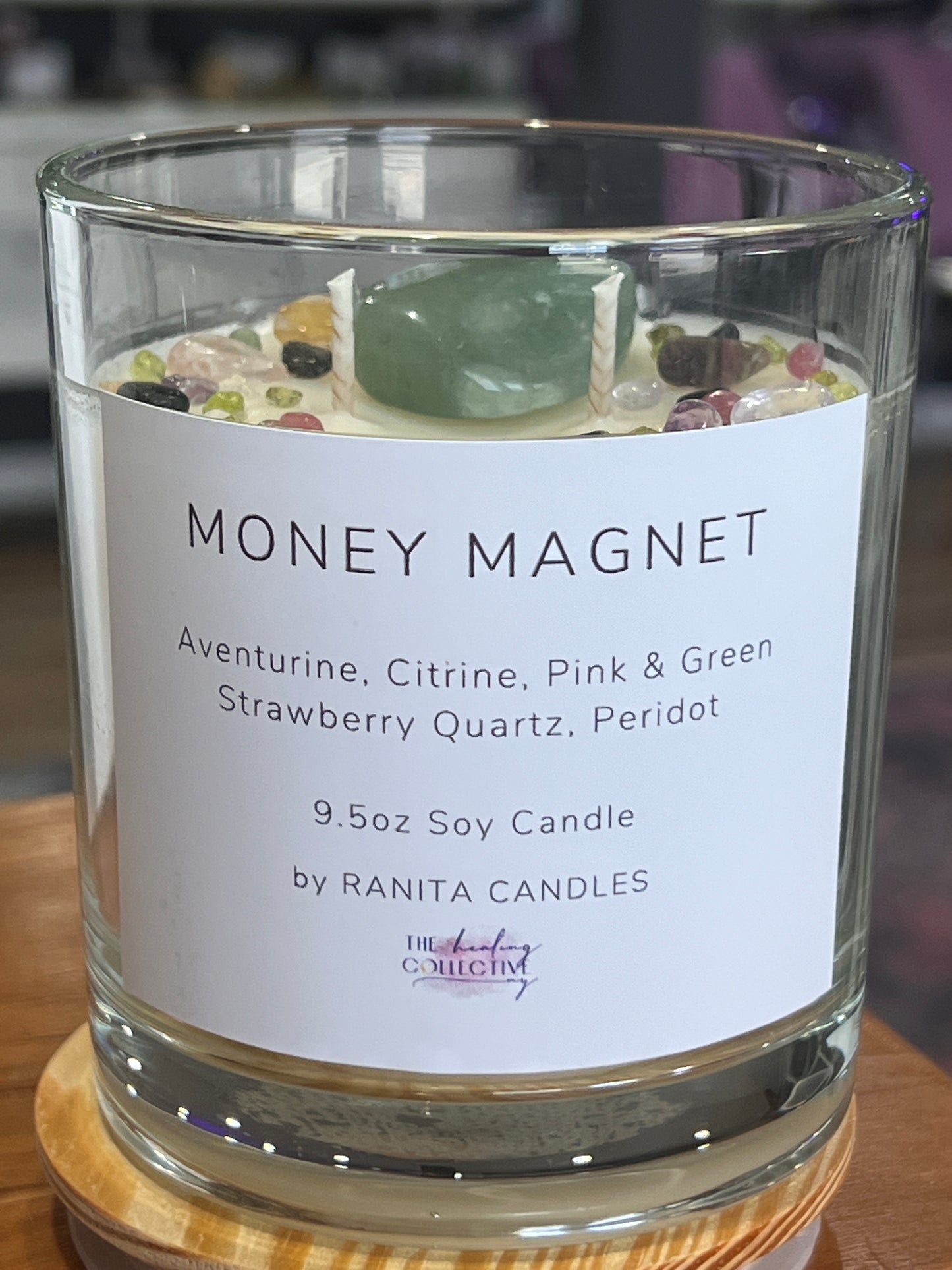 Crystal Intentions Soy Wax Candle