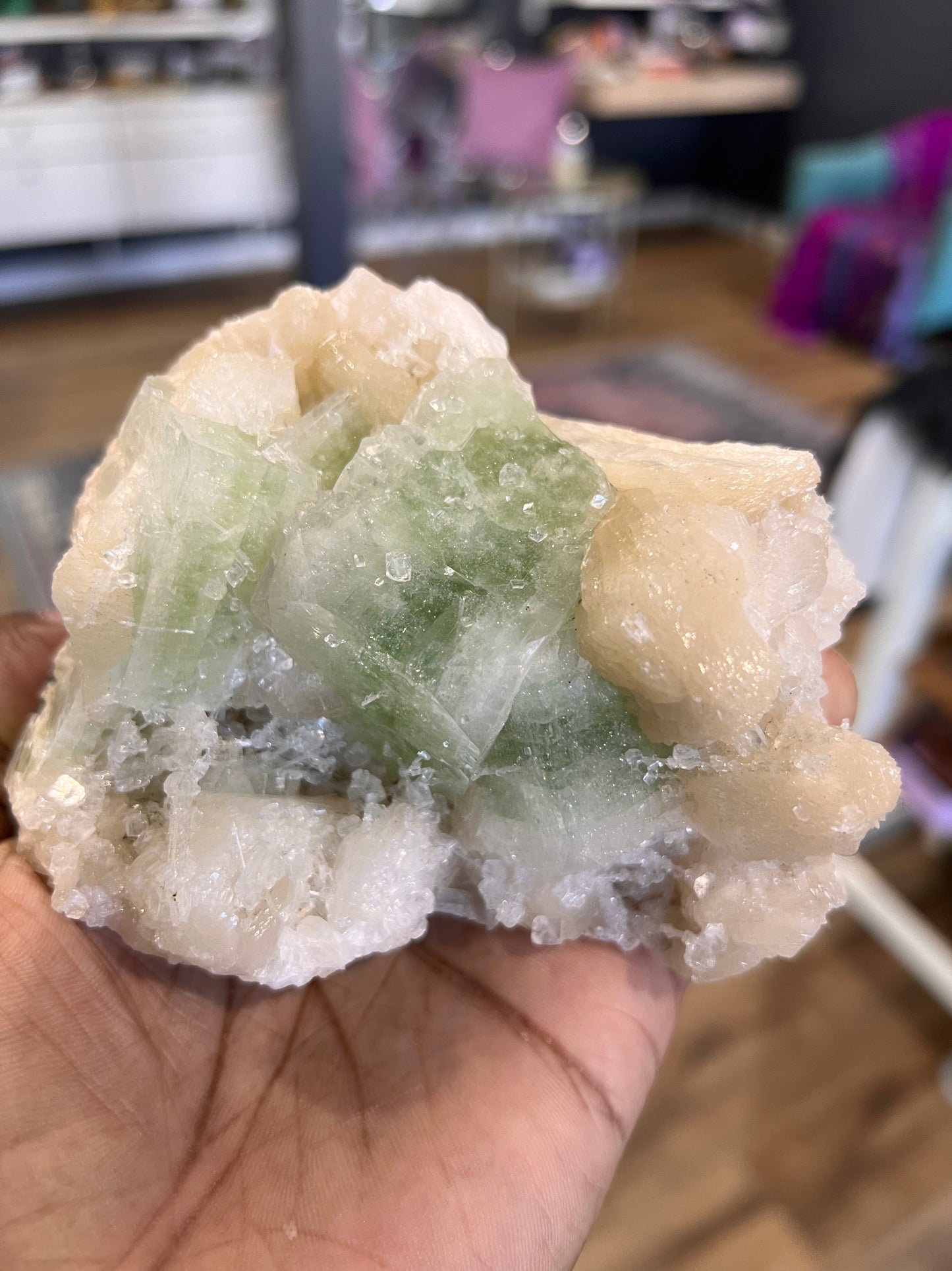 Rare Green Apophyllite