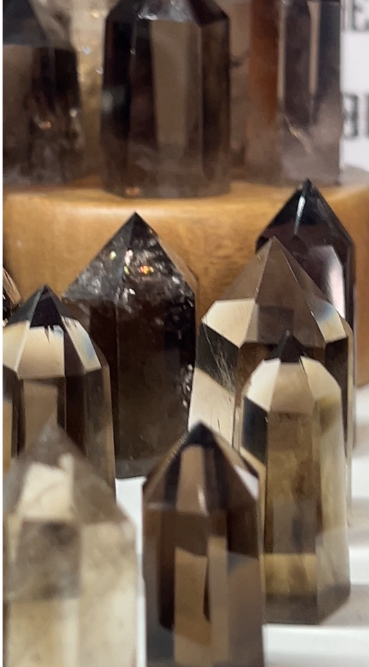 Smokey Quartz Towers