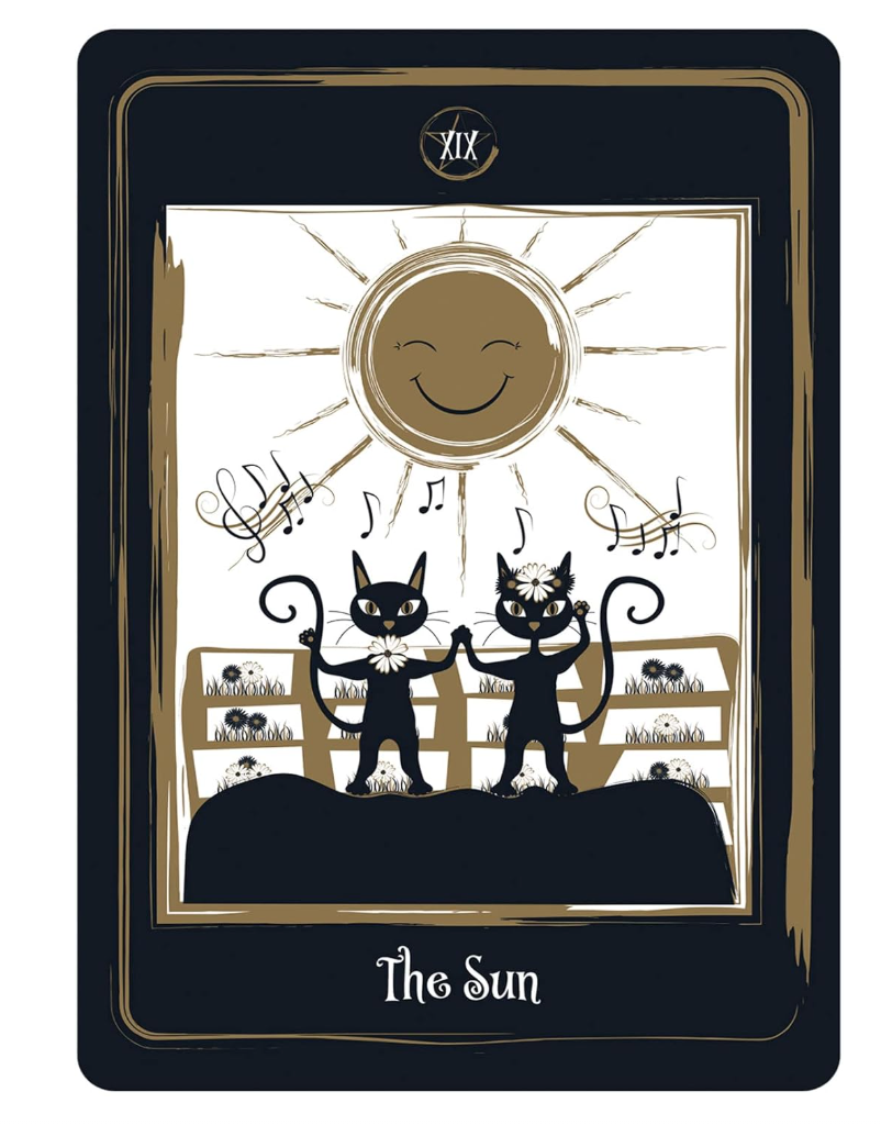 Golden Black Cat Tarot