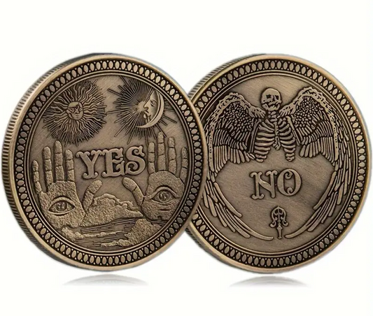 Vintage Style "Yes" or "No" Decision Making Coin