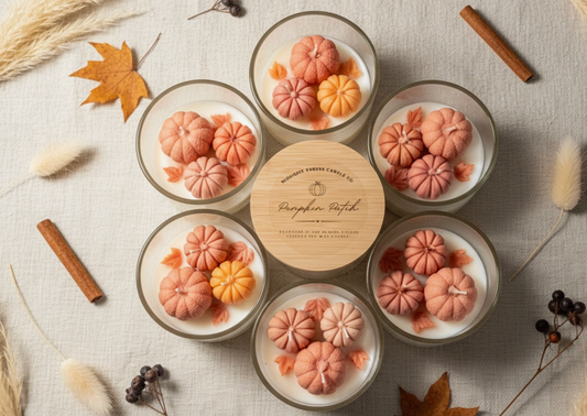Pumpkin Patch Candle -mini pumpkins