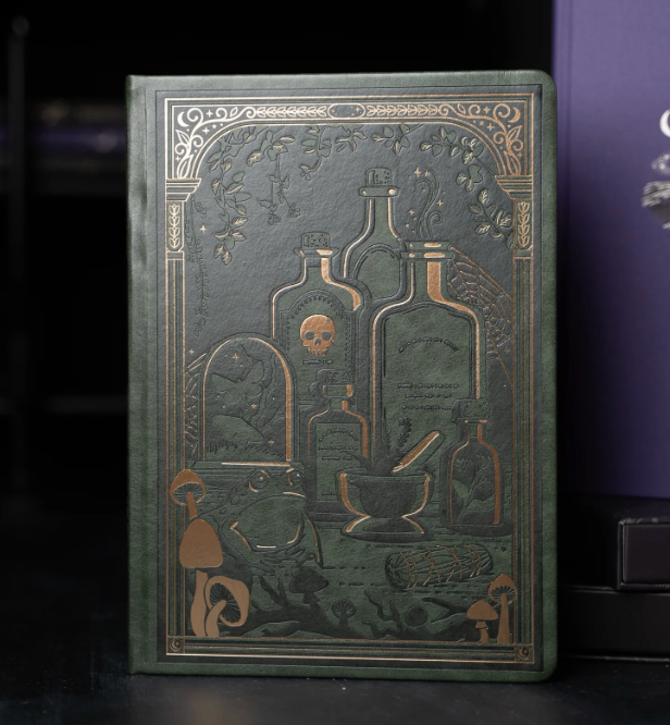 Apothecary Shelf Notebook | Archer + Olive Journal - Cozy Coven