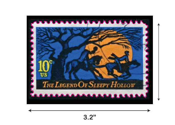 Postage Stamp Sticker