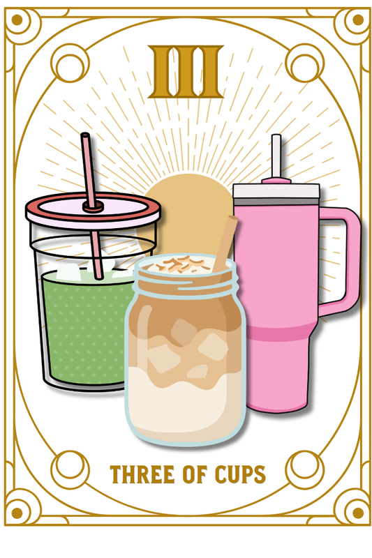Three of Cups Sticker