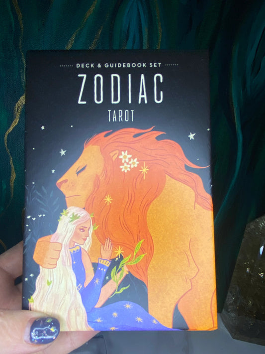 Zodiac Tarot Deck and Guidebook Set - Deluxe Box Edition