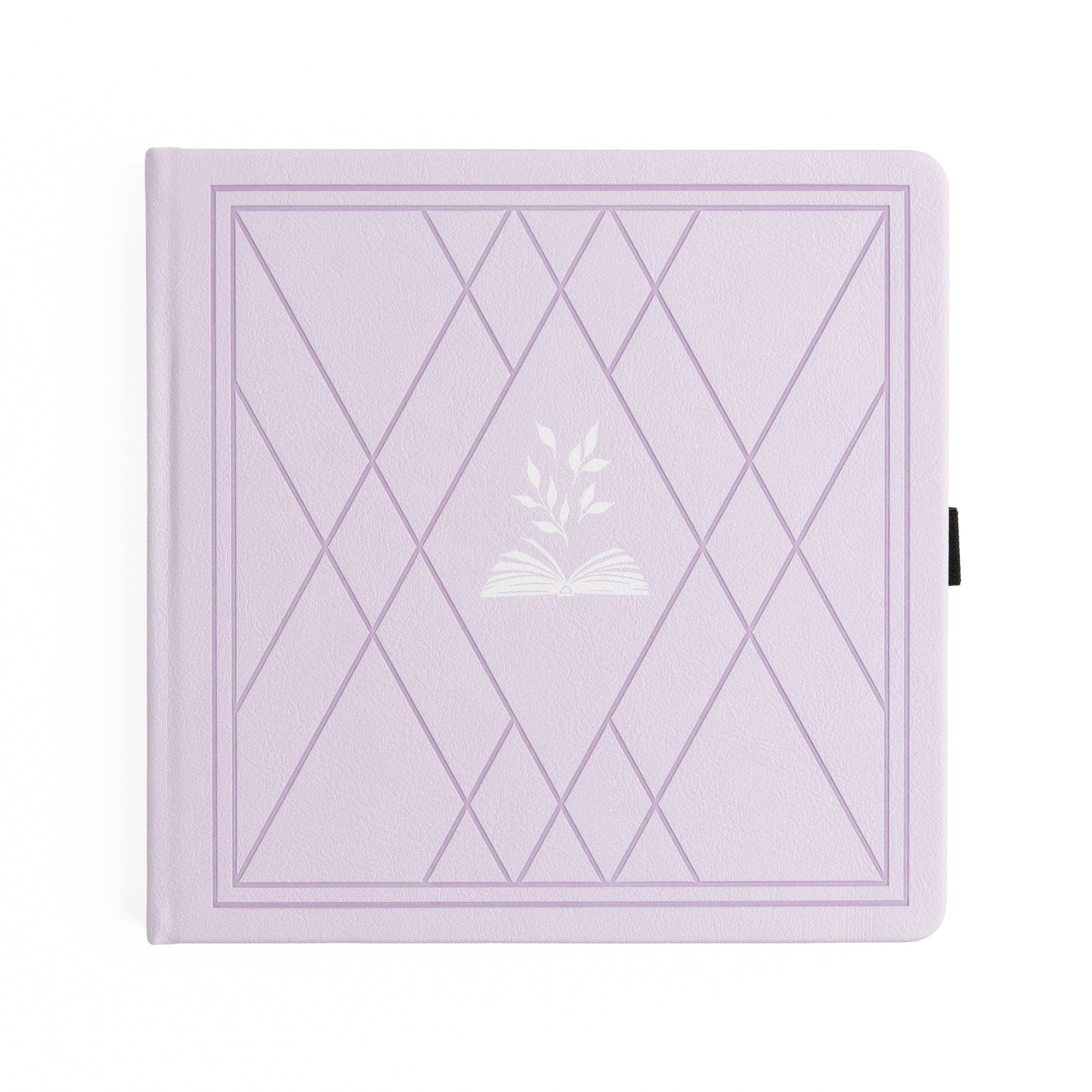 Vintage Library in Lilac: Reading Journal - Cozy Coven