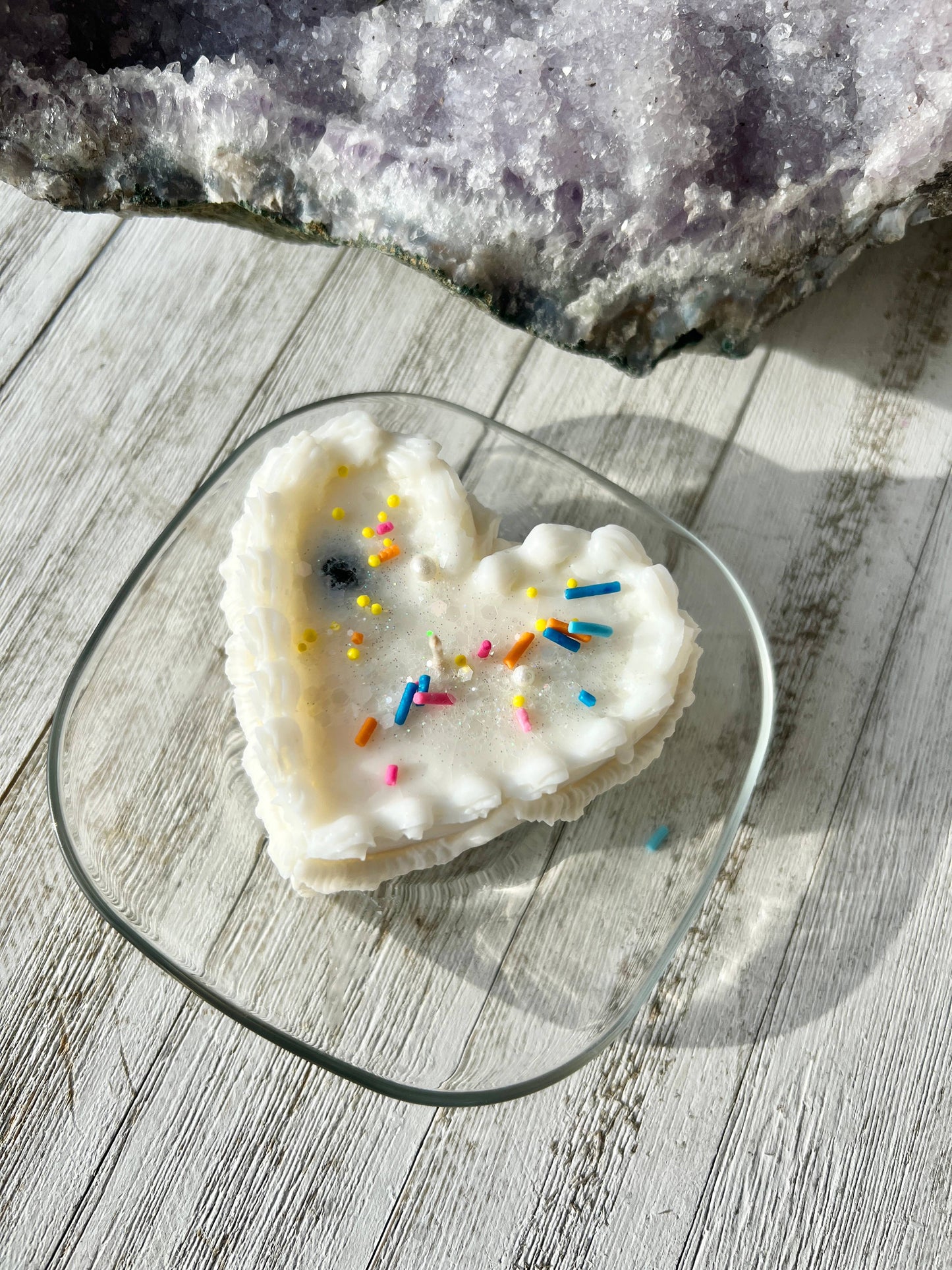 Birthday Cake with surprise crystal inside