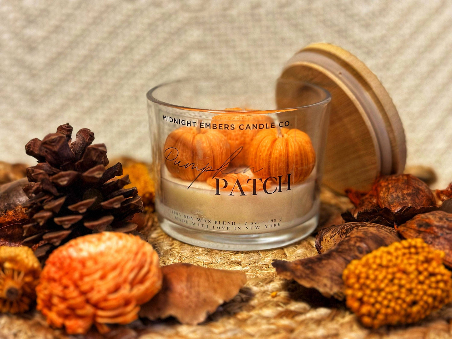 Pumpkin Patch Candle - Mini Pumpkins Pumpkin Chai Scented