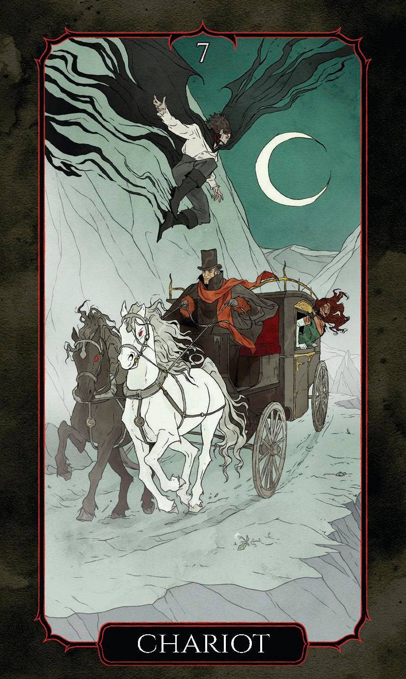 The Vampire's Tale Tarot Kit (Halloween Tarot Deck and Book)