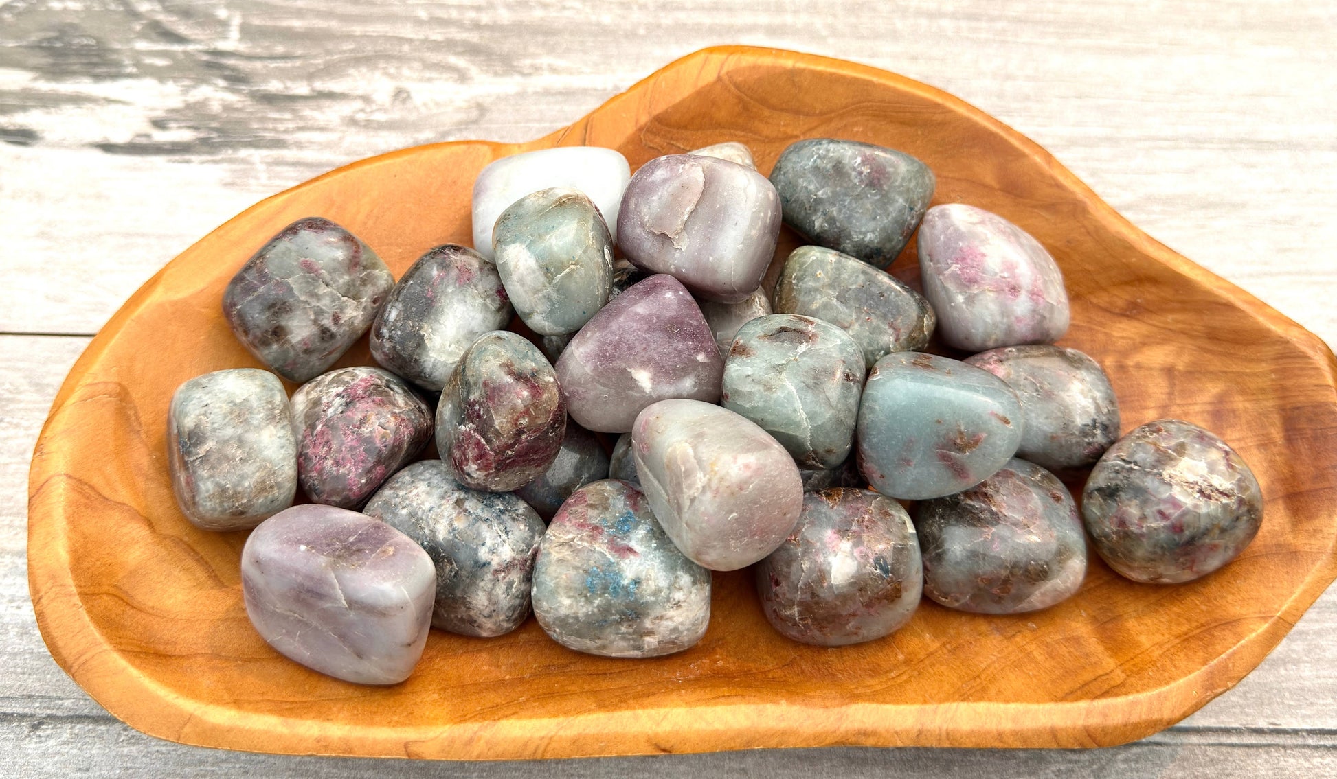 2 lbs Natural Unicorn StoneTumble Crystal - Cozy Coven
