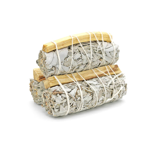 White Sage with Palo Santo Smudge Stick (4 in.)