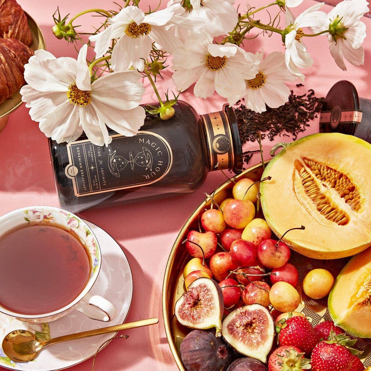 Bohemian Breakfast Black Tea- Probiotic Rich Vanilla Puerh - Cozy Coven