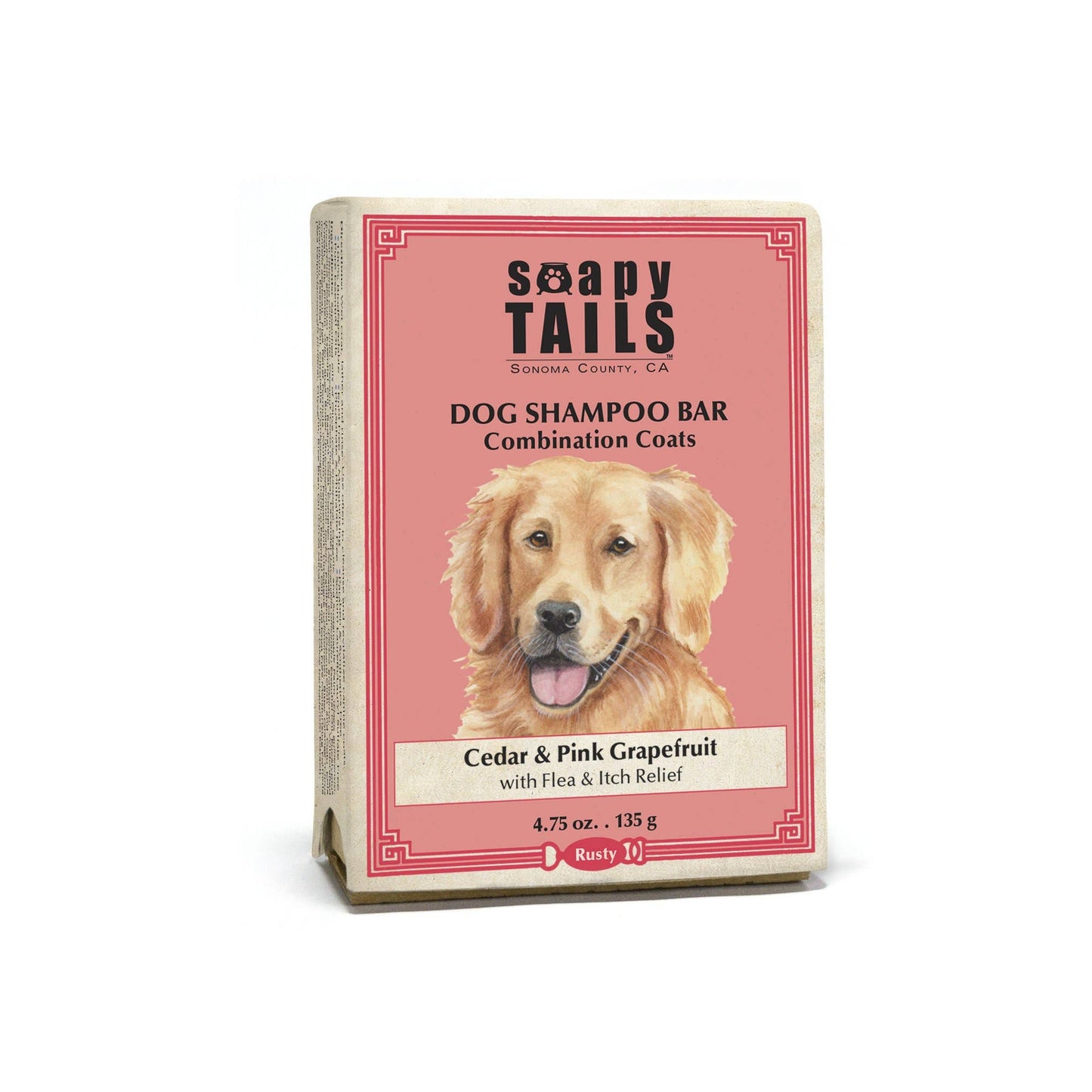 Cedar & Pink Grapefruit Combination Coats Dog Shampoo Bar